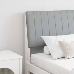 Tête De Lit Capitonnée Gris Clair 180 Cm Pin Massif Vidaxl