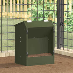 Distributeur Pour Lapins Vert Olive 64.5 X 25.5 X 45.5 Cm Vidaxl