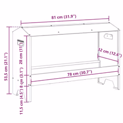 Bac De Nourrissage Pour Poules Argent 81 X 32 X 53,5 Cm Vidaxl - Vue supplémentaire 2