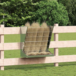 Distributeur De Foin Argent 71 X 33 X 70 Cm Acier Galvanisé Vidaxl