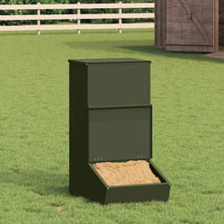 Distributeur De Porcs Vert Olive 55 X 38 X 76 Cm Vidaxl