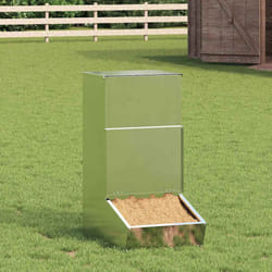 Distributeur De Porcs Argent 55 X 38 X 76 Cm Acier Galvanisé Vidaxl