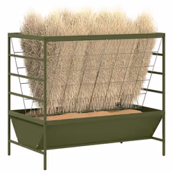 Nourrisseur Pour Animaux Vert Olive 100 X 60 X 90 Cm Vidaxl - Vue supplémentaire 2