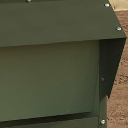 Mangeoire Pour Poules Vert Olive 40,5 X 45 X 41 Cm Vidaxl