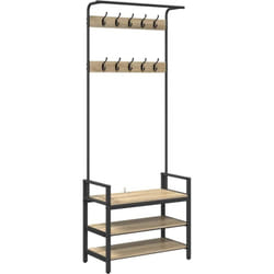 Porte-manteau Chêne sonoma 75 x 34 x 184 cm Bois d'ingénierie vidaXL