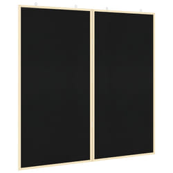 Tableau Noir Noir 100 X 1.4 X 100 Cm Bois Massif En Pin Vidaxl