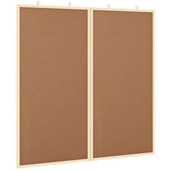 Tableau en liège Marron 80 x 1.4 x 80 cm Bois massif en pin vidaXL