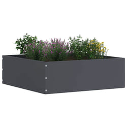 Bordure De Pelouse 6 Pcs Anthracite 40 X 40 X 13 Cm Acier Vidaxl