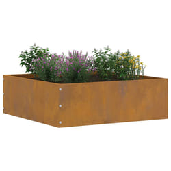 Bordure De Pelouse Rouillé 40 X 40 X 13 Cm Vidaxl
