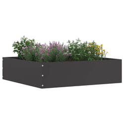 Bordure De Pelouse Noir 50 X 50 X 13 Cm Acier Vidaxl