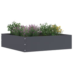 Bordure De Pelouse 6 Pcs Anthracite 50 X 50 X 13 Cm Acier Vidaxl