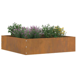 Bordure De Pelouse Rouillé 50 X 50 X 13 Cm Vidaxl