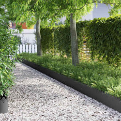 Bordures De Pelouse 20 Pcs Noir 103 X 0,05 X 22 Cm Acier Vidaxl