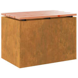 Banc De Jardin Rouillé 60 X 40 X 43 Cm Vidaxl