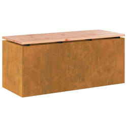 Banc De Jardin Rouillé 100 X 40 X 43 Cm Vidaxl