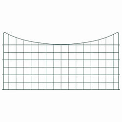 Ensemble De Clôture De Jardin 5 Pcs Vert 100 X 50 Cm Acier Vidaxl
