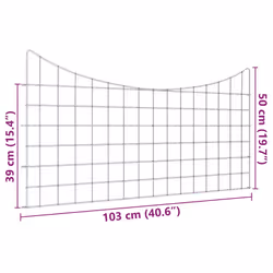 Ensemble De Clôture De Jardin 5 Pcs Vert 100 X 50 Cm Acier Vidaxl - Vue supplémentaire 2