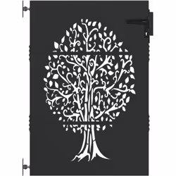 Cette porte de jardin décorative est un moyen malin et élégant d'améliorer vos espaces extérieurs, alliant beau design et pra ...