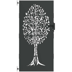 Vidaxl - Porte de Jardin, Portail de Jardin 85x75 cm Design Arbre en Acier Corten