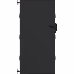 Cette porte de jardin allie style et praticité pour s'adapter à tous vos extérieurs. Avec un design simple et épuré, elle off ...