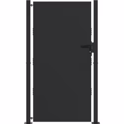 Cette porte de jardin est une façon stylée et pratique de sécuriser vos espaces extérieurs. Idéale pour les jardins et terras ...