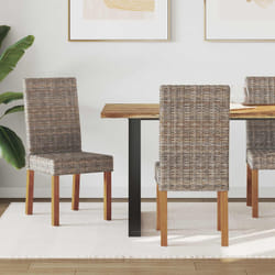 Chaise De Salle À Manger 2 Pcs Gris Kubu 45 X 54 X 93 Cm Vidaxl