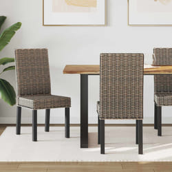 Chaise De Salle À Manger 2 Pcs Noir Blanchi 45 X 54 X 93 Cm Vidaxl