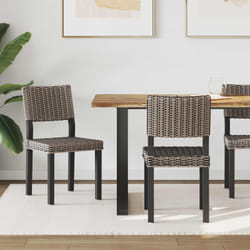 Chaise De Salle À Manger 2 Pcs Noir Blanchi 46 X 55 X 84 Cm Vidaxl