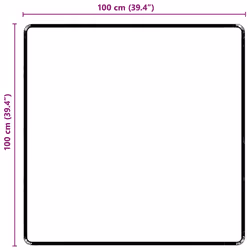 Tapis Couloir Gris 100 X 100 Cm Vidaxl - Vue supplémentaire 2