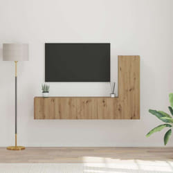 Ensemble Meuble Tv 3 Pcs Chêne Artisanal 60 X 30 X 30 Cm Vidaxl
