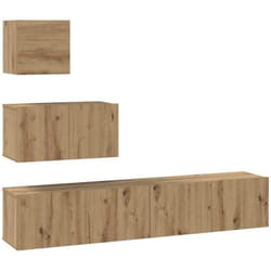 Vidaxl - Ensemble meuble tv 4 pcs chêne artisanal 80 x 30 x 30 cm