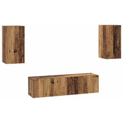 Ensemble meuble tv 4 pcs Bois ancien 30.5 x 30 x 60 cm Vidaxl