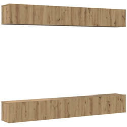 Vidaxl - Ensemble meuble tv 6 pcs chêne artisanal 80 x 30 x 30 cm