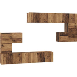 Ensemble meuble TV 8 pcs Bois ancien Moyen 30.5 x 30 x 30 cm vidaXL