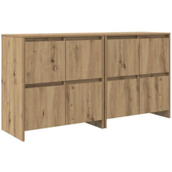 Vidaxl - Buffets 2 pcs chêne artisanal 70 x 41 x 75 cm Bois d'ingénierie