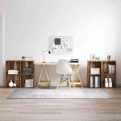 Vidaxl - Ensemble Meuble Tv 4 Pcs Bois Ancien 37 X 35 X 72 Cm