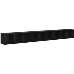Vidaxl - Meuble tv 3 pcs Chêne noir 37 x 35 x 107.5 cm Bois stratifié