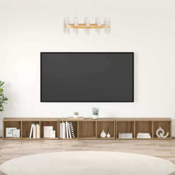 Vidaxl - Meuble Tv 3 Pcs Chêne Artisanal 37 X 35 X 107.5 Cm