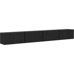 Vidaxl - Ensemble meuble tv 4 pcs Chêne noir 60 x 30 x 30 cm