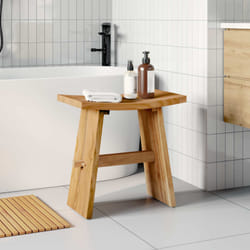 Tabouret De Salle De Bain Marron 50 X 29,5 X 50,5 Cm Vidaxl