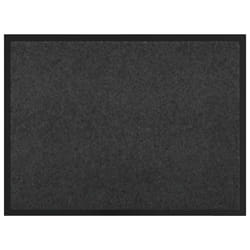 Tapis De Porte Anthracite 60 X 40 X 1.2 Cm Tissu En Teddy Vidaxl