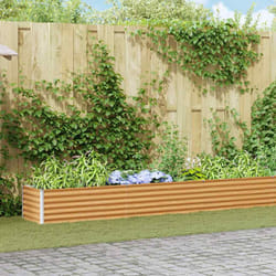 Jardinière Surélevée 775 X 50 X 36 Cm Acier Galvanisé Vidaxl