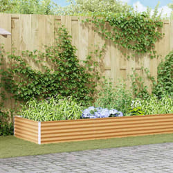 Jardinière Surélevée 775 X 100 X 36 Cm Acier Galvanisé Vidaxl