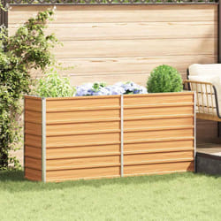 Jardinière Surélevée Marron Clair 160 X 40 X 77 Cm Vidaxl