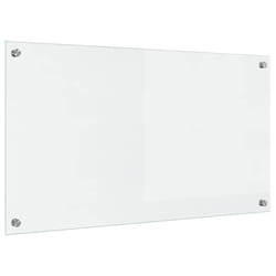Protection De Cuisine Transparent 90 X 50 Cm Verre Trempé Vidaxl