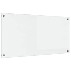 Protection De Cuisine Transparent 100 X 50 Cm Verre Trempé Vidaxl