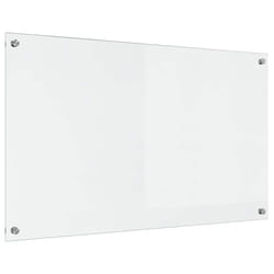Protection De Cuisine Transparent 100 X 60 Cm Verre Trempé Vidaxl