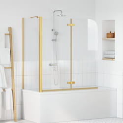 Enceinte De Douche Doré 120 X 68 X 130 Cm Vidaxl