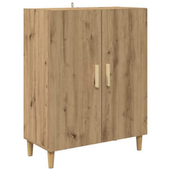 Buffet Chêne Artisanal 70 X 34 X 90 Cm Bois D'Ingénierie Vidaxl