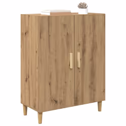 Buffet Chêne Artisanal 70 X 34 X 90 Cm Bois D'Ingénierie Vidaxl - Vue supplémentaire 2